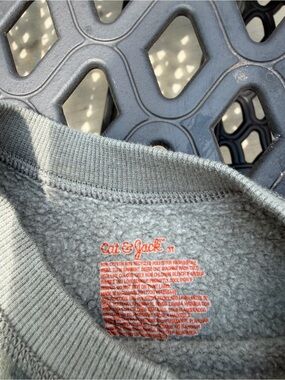 Cat & Jack Men's Heather Grey Crewneck Pullover